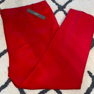 Red Skinny Trousers